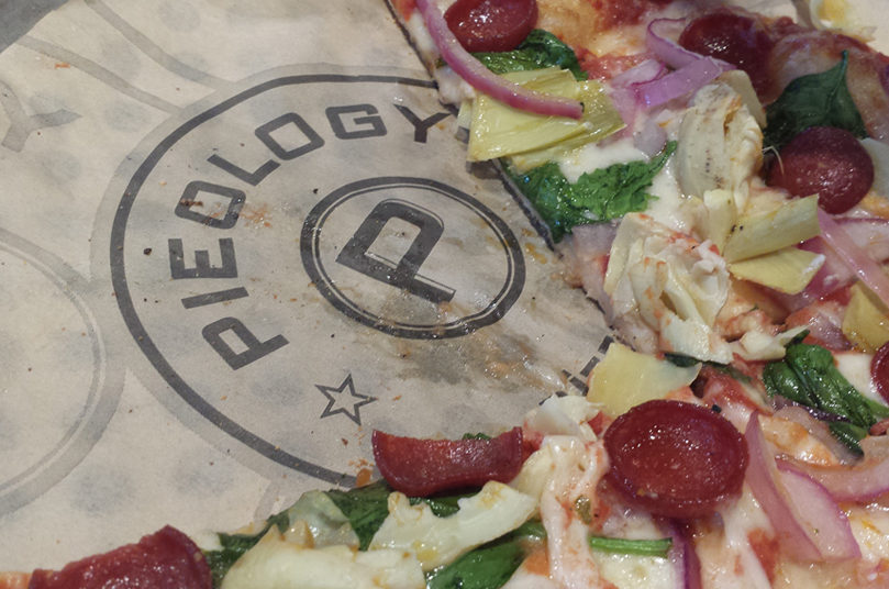 Pieology pizza and logo