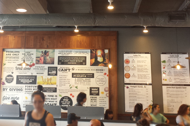 Inside Pieology menu