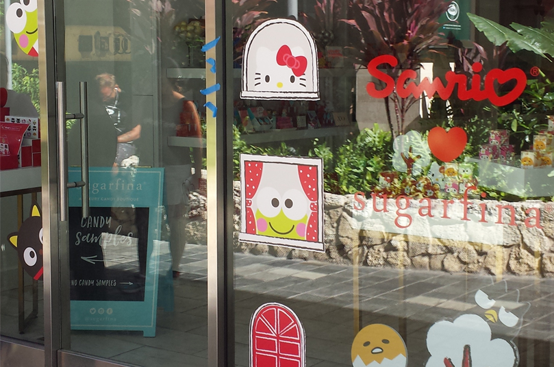 Sanrio x Sugarfina Window Decor